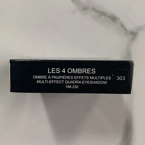 CHANEL LES 4 OMBRES OMBRÉ PAULIÈRES EFFETS MULTIPLES EYESHADOW QUAD 303 - Picture 7 of 9
